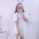 Kawaii Baby Bun Dress with Adorable Bunny Design - dress