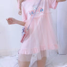 Kawaii Baby Bun Dress with Adorable Bunny Design - dress