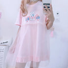 Kawaii Baby Bun Dress with Adorable Bunny Design - dress