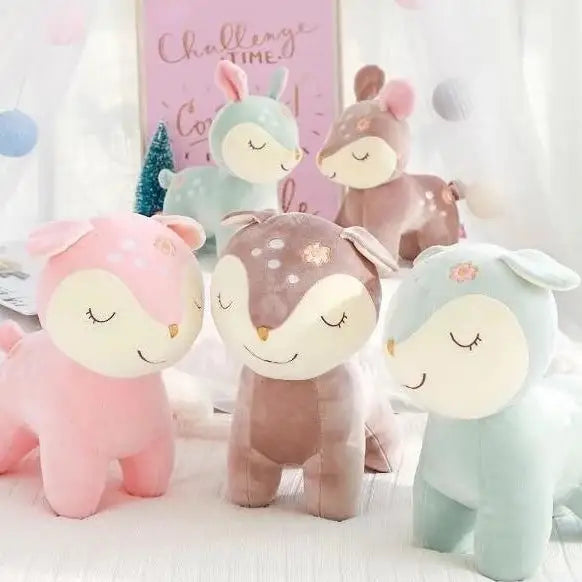 Kawaii Baby Deer Plushies for Cozy Home Decor - Home Decor