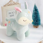 Sleepy Deer Plush - Green - Home Decor