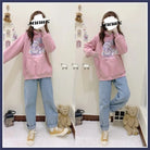 Kawaii Baby Lamb Dessert Hoodie with Sweet Details in Pastel Colors - sweater