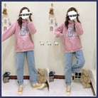 Kawaii Baby Lamb Dessert Hoodie with Sweet Details in Pastel Colors - Cosparty