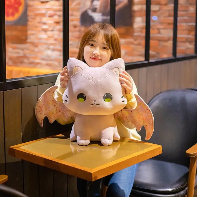 Kawaii Baby Pastel Bat Plushies for Spooky Home Decor - Cosparty