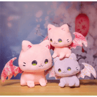 Kawaii Baby Pastel Bat Plushies for Spooky Home Decor - Cosparty
