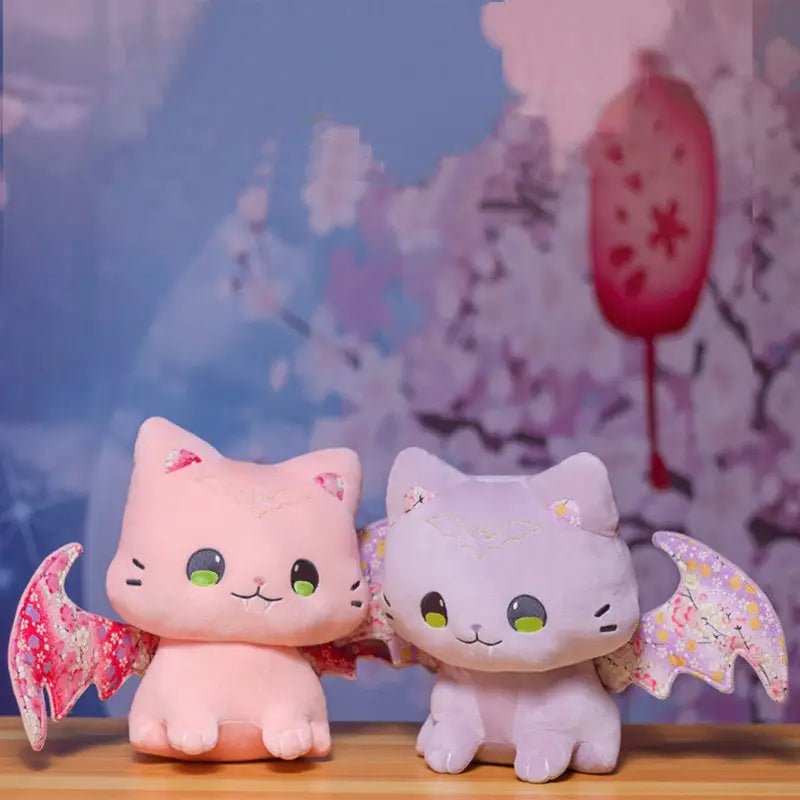 Kawaii Baby Pastel Bat Plushies for Spooky Home Decor - Cosparty