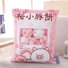 Kawaii Baby Piglet Stuffies Inside Plush Bag - Cosparty