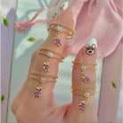 Kawaii Babydoll Rings for Whimsical Stacking and Playful Style - ring