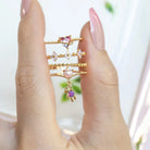 Kawaii Babydoll Rings for Whimsical Stacking and Playful Style - ring