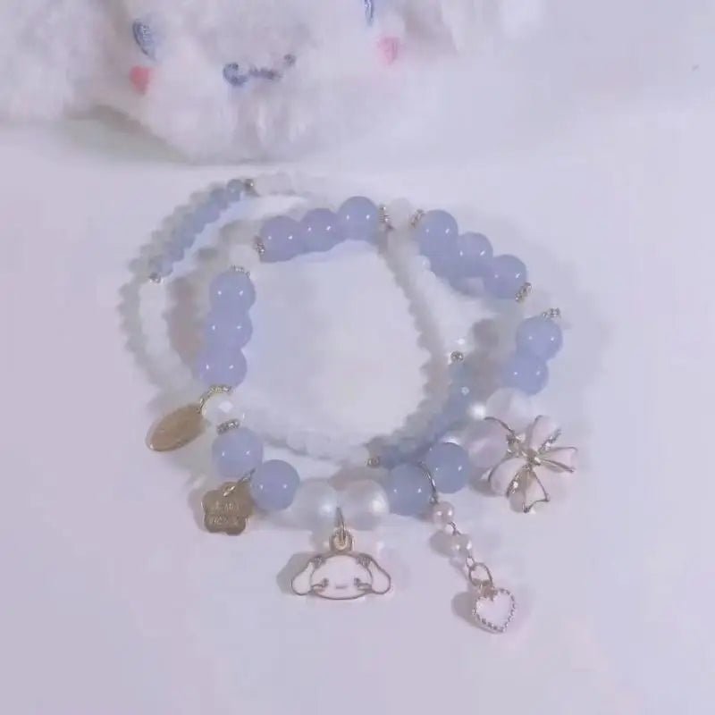 Kawaii Beaded Bracelets Inspired by Sanrio Characters - Cosparty