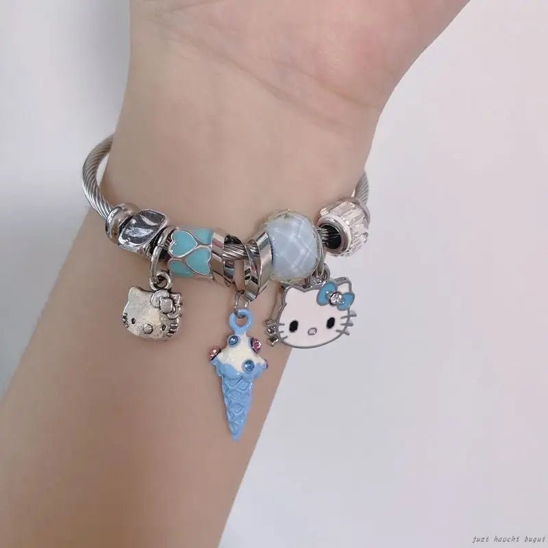 Kawaii Beaded Bracelets Inspired by Sanrio Characters - Cosparty