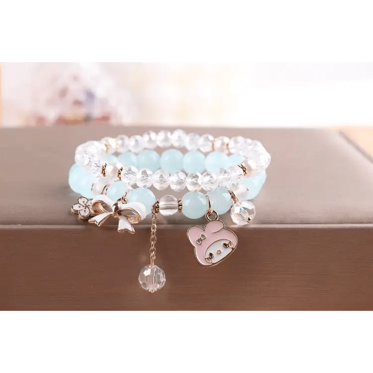 Kawaii Beaded Bracelets Inspired by Sanrio Characters - Cosparty