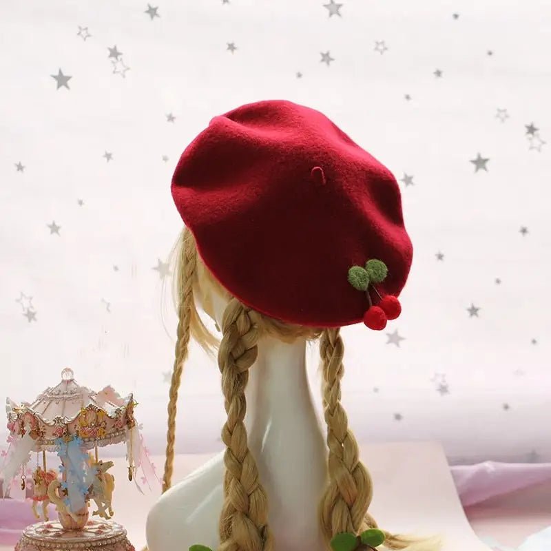 Kawaii Berets for Stylish Lolita Fashion and Accessories - Cosparty