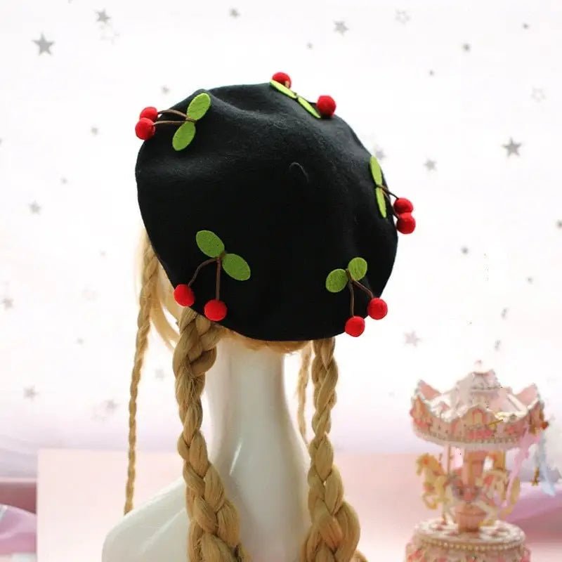Kawaii Berets for Stylish Lolita Fashion and Accessories - Cosparty
