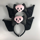 Kawaii Black and Pink Kuromi Bat Wing Headband for Halloween - Cosparty