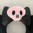 Kawaii Black and Pink Kuromi Bat Wing Headband for Halloween - headbands