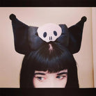 Kawaii Black and Pink Kuromi Bat Wing Headband for Halloween - Cosparty