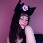 Kawaii Black and Pink Kuromi Bat Wing Headband for Halloween - Cosparty