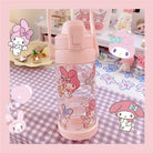 Kawaii BPA Free Plastic Water Bottle with Straw for Cospartys - cup