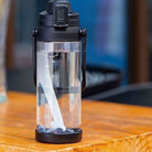 Kawaii BPA Free Plastic Water Bottle with Straw for Cospartys - Cosparty