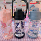 Kawaii BPA Free Plastic Water Bottle with Straw for Cospartys - cup