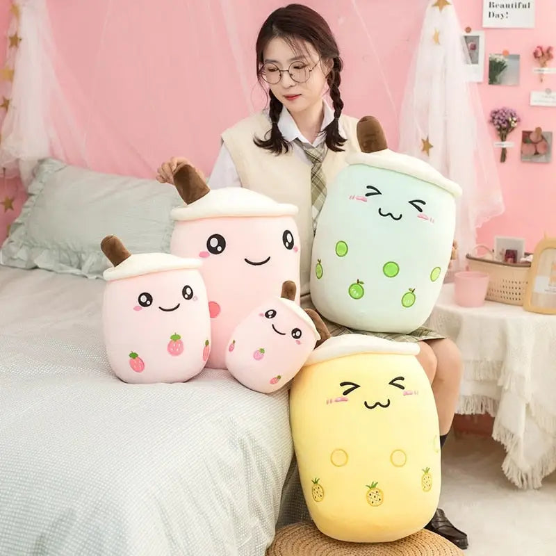 Kawaii Bubble Tea Plush Toys for Boba Tea Lovers - stuffed animal