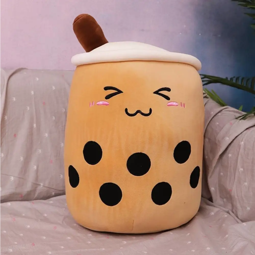 Boba Tea Plush (Dozens of Colors/Sizes) - Chocolate / 25cm - bubble, bubble tea, bubbletea, milk plush