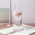 Kawaii Bunny Ear Glitter Glass Water Bottles - Cosparty
