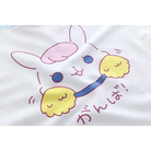 Kawaii Bunny Hooded Tee in Pastel Pink or Blue - Cosparty