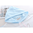 Kawaii Bunny Hooded Tee in Pastel Pink or Blue - Cosparty