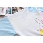 Kawaii Bunny Hooded Tee in Pastel Pink or Blue - shirt