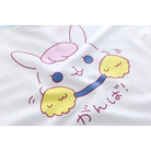 Kawaii Bunny Hooded Tee in Pastel Pink or Blue - shirt