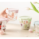 Kawaii Bunny Microwave Glass Bowl with Lid for Cute Mealtime Fun - Cosparty