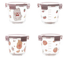 Kawaii Bunny Microwave Glass Bowl with Lid for Cute Mealtime Fun - dish