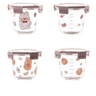Kawaii Bunny Microwave Glass Bowl with Lid for Cute Mealtime Fun - Cosparty