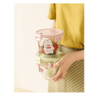 Kawaii Bunny Microwave Glass Bowl with Lid for Cute Mealtime Fun - Cosparty