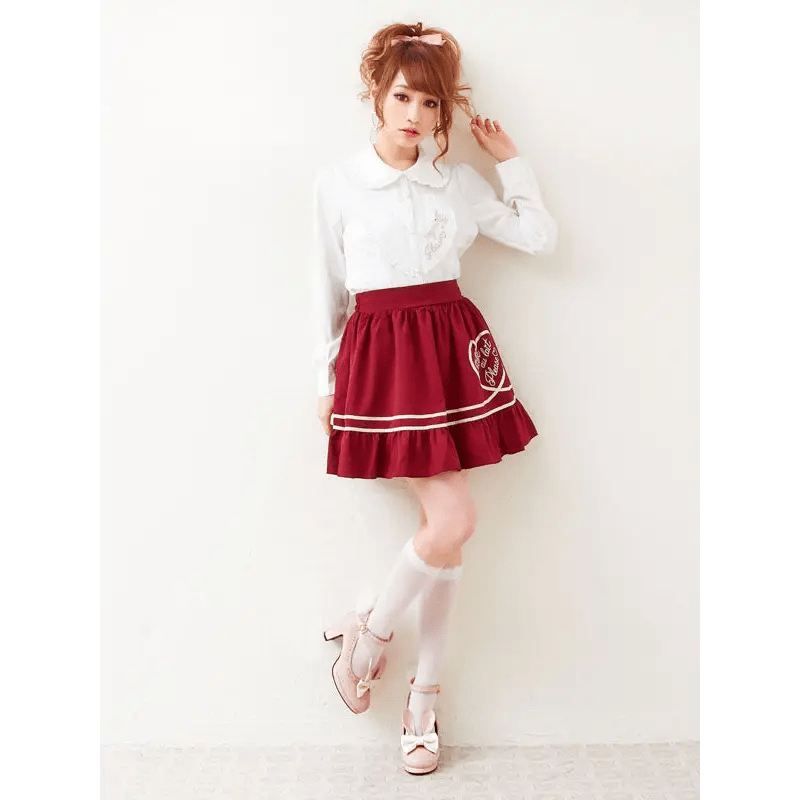 Kawaii Bunny Rabbit Ear High Heels with Removable Pom Poms - Cosparty