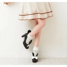 Kawaii Bunny Rabbit Ear High Heels with Removable Pom Poms - Cosparty