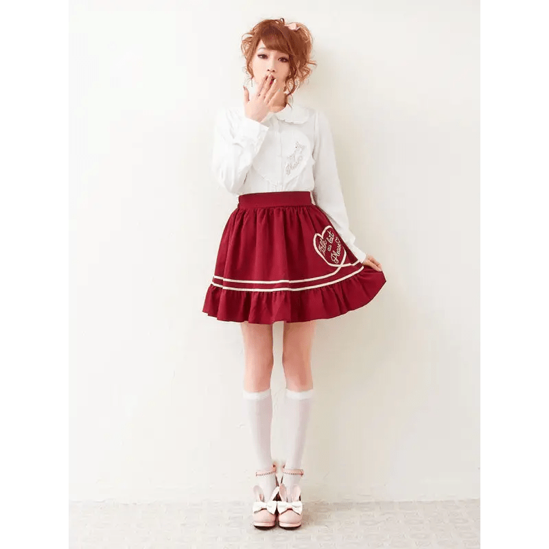 Kawaii Bunny Rabbit Ear High Heels with Removable Pom Poms - Cosparty