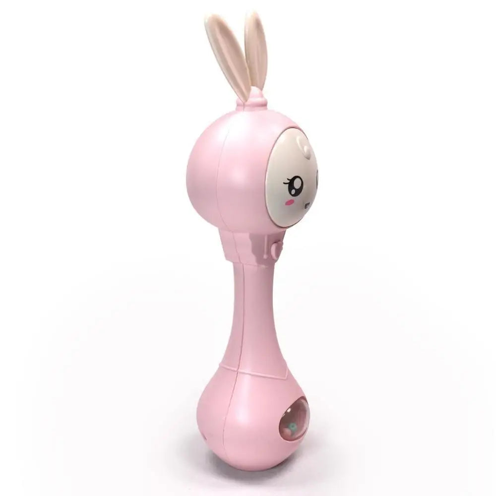 Kawaii Bunny Rabbit Face Rattle for Babies - toys