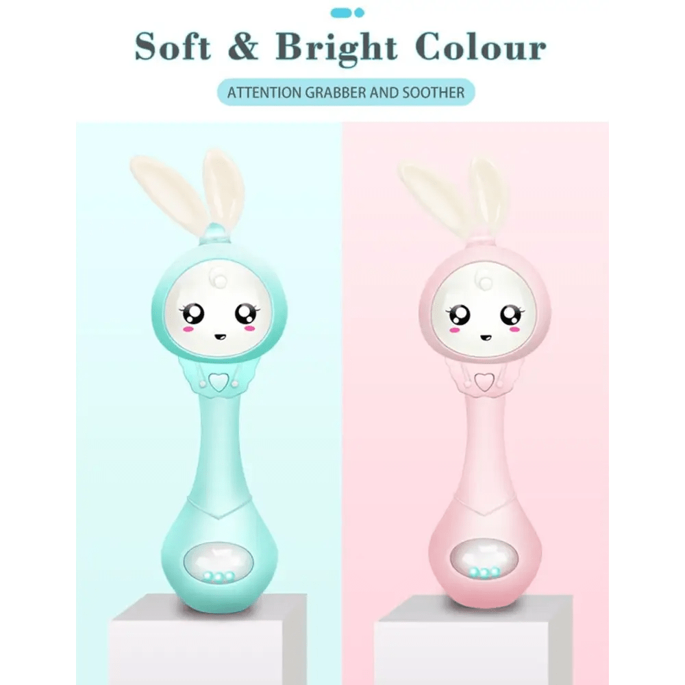 Kawaii Bunny Rabbit Face Rattle for Babies - Cosparty