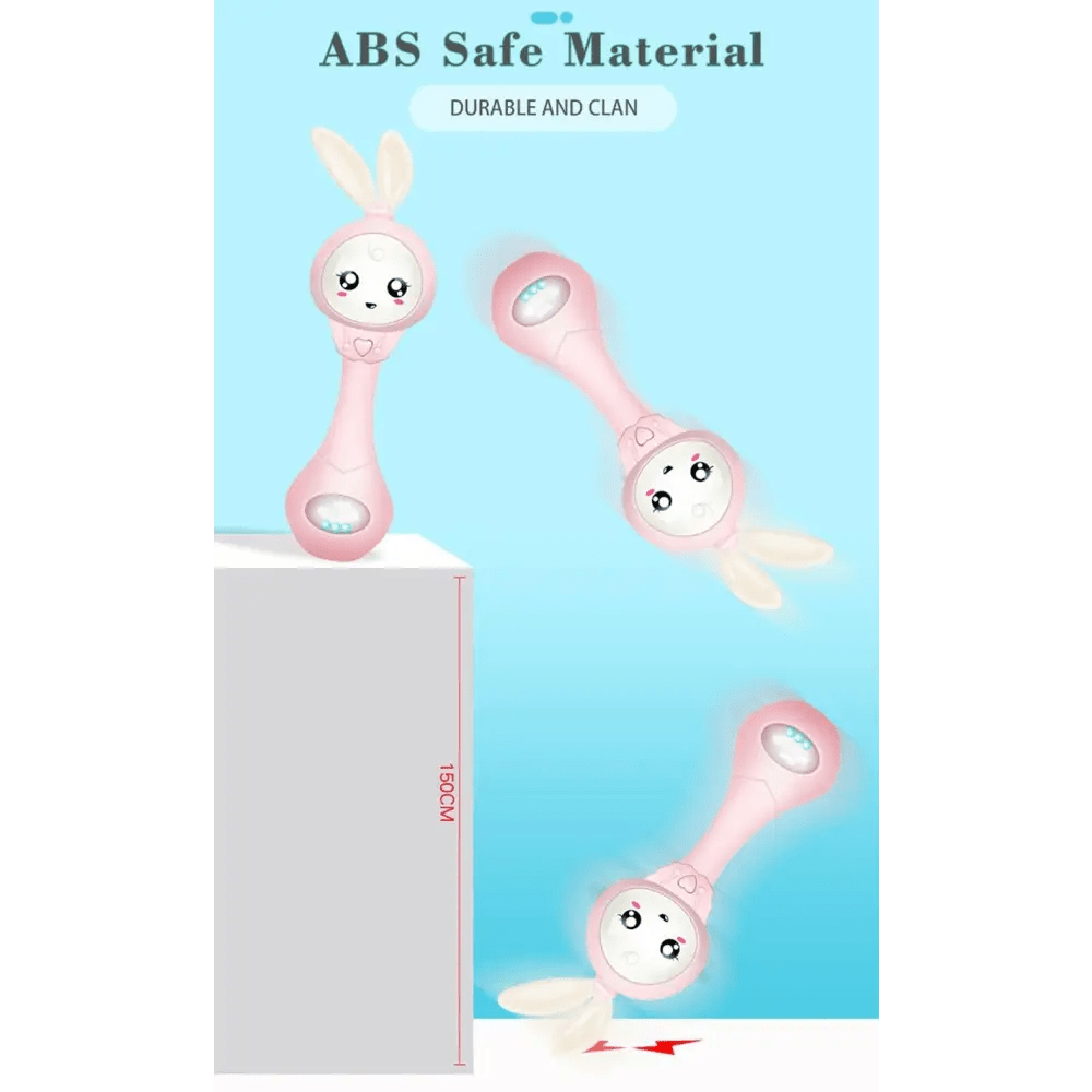 Kawaii Bunny Rabbit Face Rattle for Babies - Cosparty