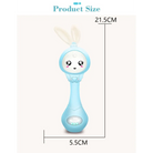 Kawaii Bunny Rabbit Face Rattle for Babies - toys