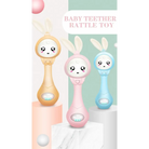 Kawaii Bunny Rabbit Face Rattle for Babies - toys