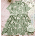 Kawaii Bunny Rabbit Patterned Lolita Dress for Princesses - Cosparty