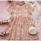 Kawaii Bunny Rabbit Patterned Lolita Dress for Princesses - Cosparty