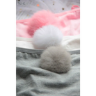 Kawaii Bunny Tail Panties with Pom Poms and Lace Trim - lingerie