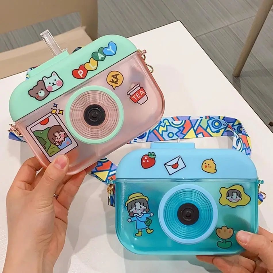 Kawaii Camera - Shaped Water Bottles for Fun and Stylish Hydration - Cosparty