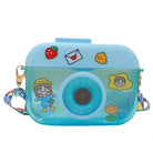 Kawaii Camera-Shaped Water Bottles for Fun and Stylish Hydration - Blue - storage bin