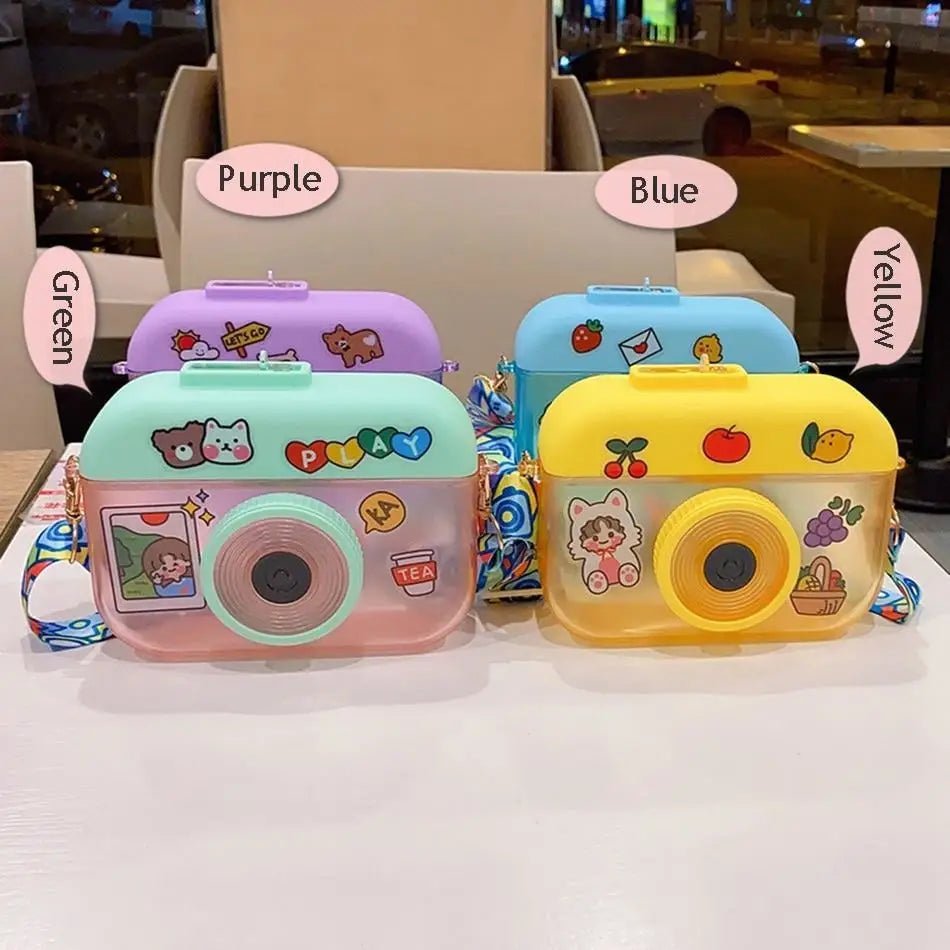 Kawaii Camera - Shaped Water Bottles for Fun and Stylish Hydration - Cosparty